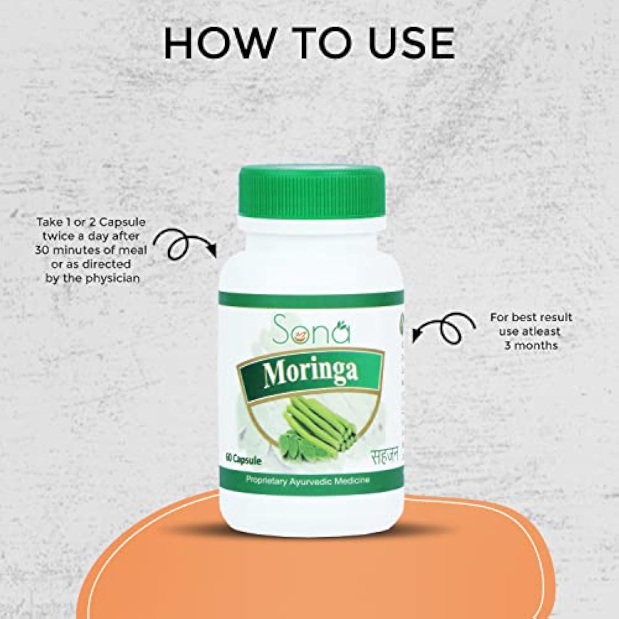 SONA HEALTH CARE Moringa Capsules, 60 Capsules